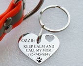 pet id tag, two sides of the laser engraving, Customized pet id tag, Pey Dog Tag Custom, Gift box, Pet tag, Metal necklace, alloyed steel