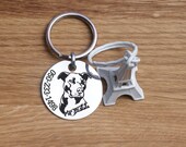 Dog Pet Tag, Hanmade Personalized Pet tag id, Pit Bull dog tag, Dog Tag Custom two-sides, Gift box, Metal necklace, alloyed steel