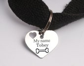 dog pet tag - dog tags for dogs - Pets Dog Tag - Two sides Laser Engraved ID Pet tag - Pet Dog Tag Custom - Gift box - Pet id tag - Hanmade