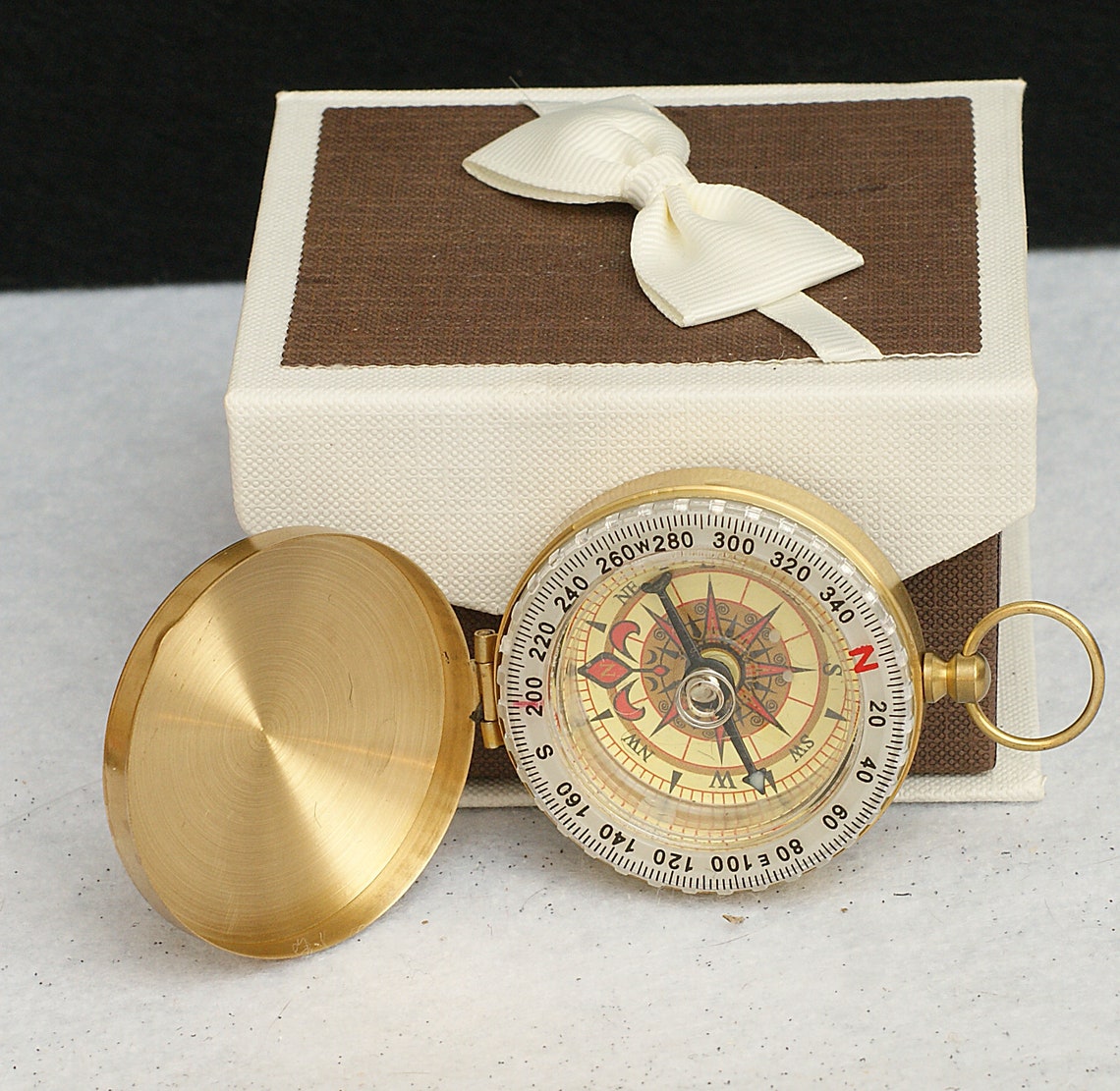 Engraved compass personalized compass mens gift To my son Etsy