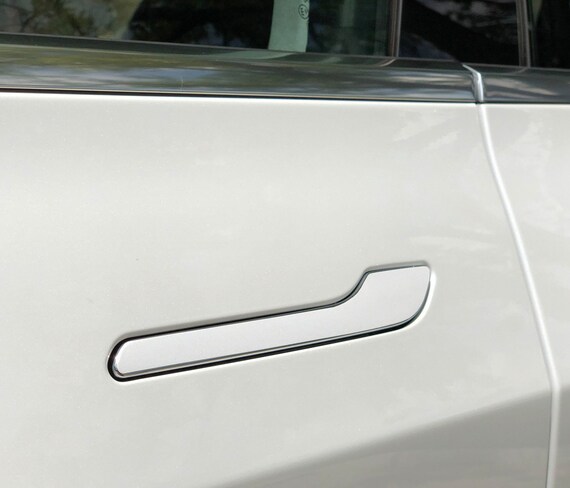 Tesla Model 3 Door Handle Wrap Kit Vinyl Chrome Delete Etsy
