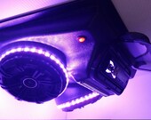 Golf Cart Stereo Radio UTV Polaris RZR Ranger 6.5 Kickers Multi Colored Lights