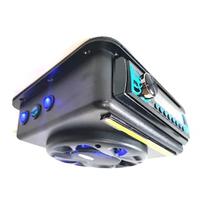 Golf Cart UTV Overhead Stereo Console: Bluetooth, Marine Speaker