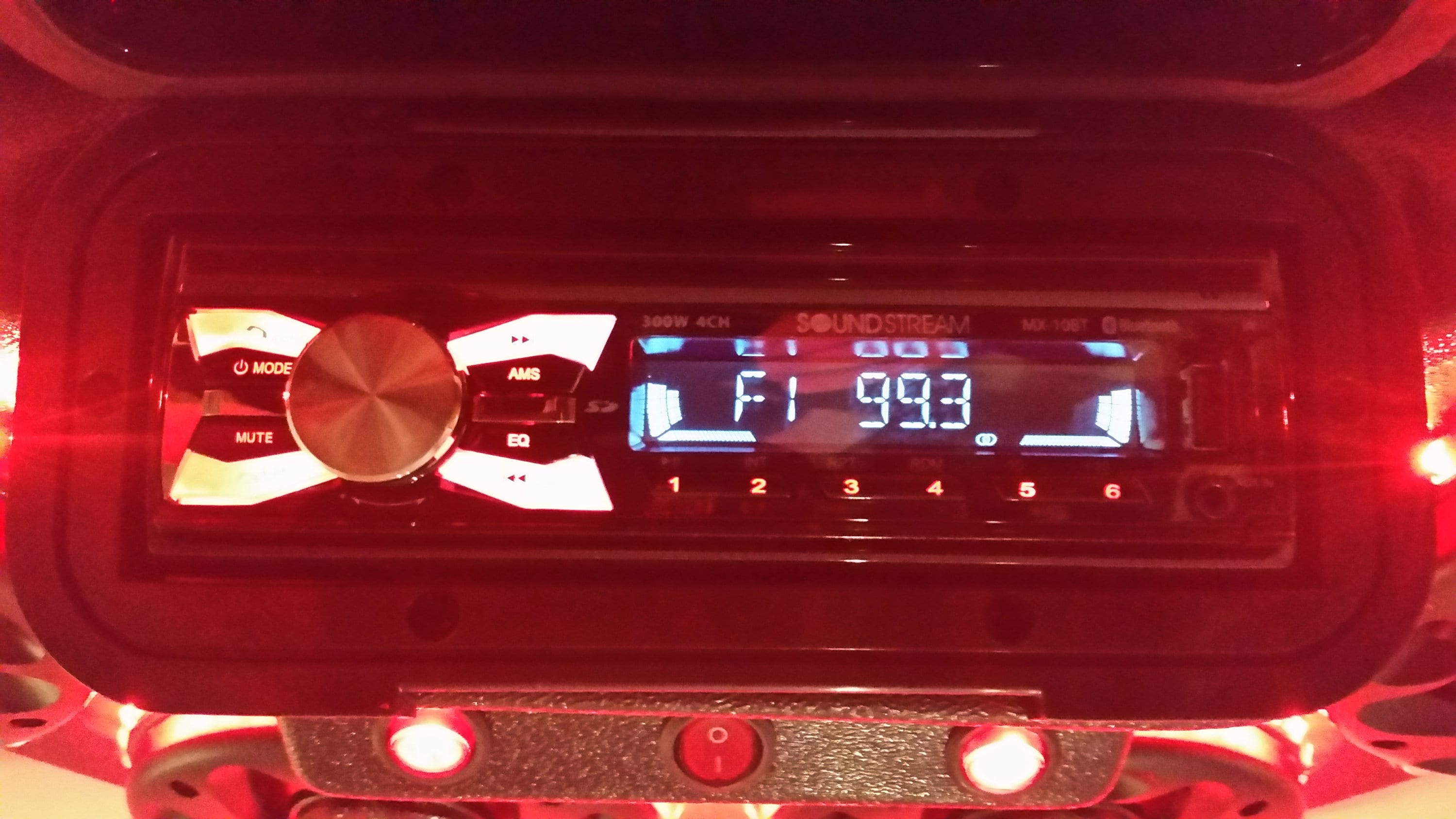 Golf Cart Stereo UTV Overhead Radio 