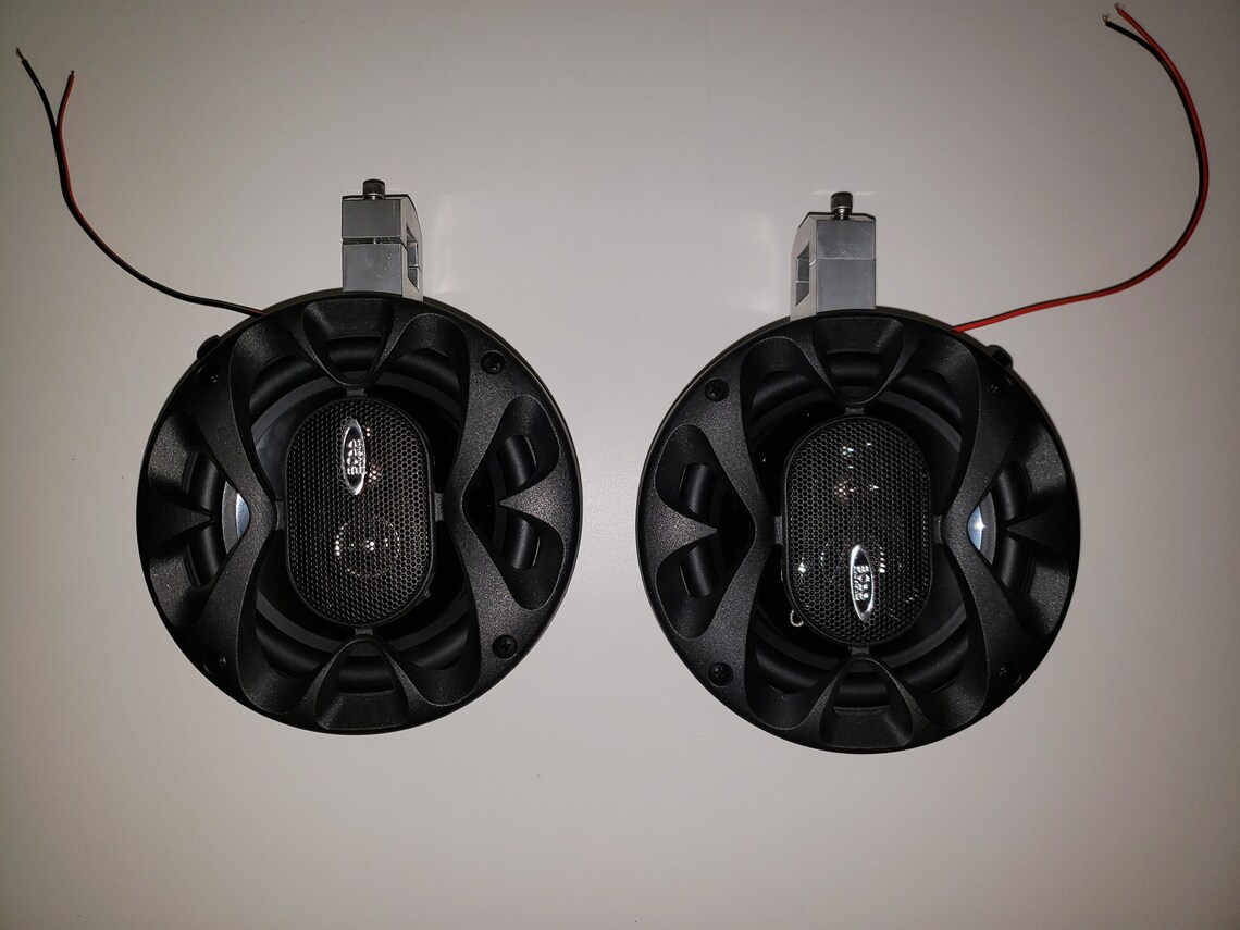 Lighted Golf Cart Blue LED Speakers EZ GO Club Car Yamaha Pods