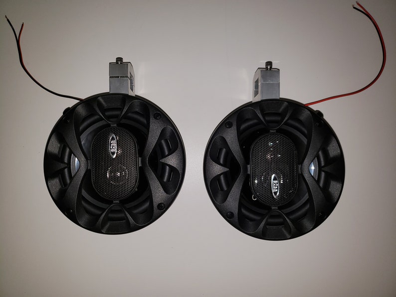 Lighted Golf Cart Blue LED Speakers EZ GO Club Car Yamaha Pods