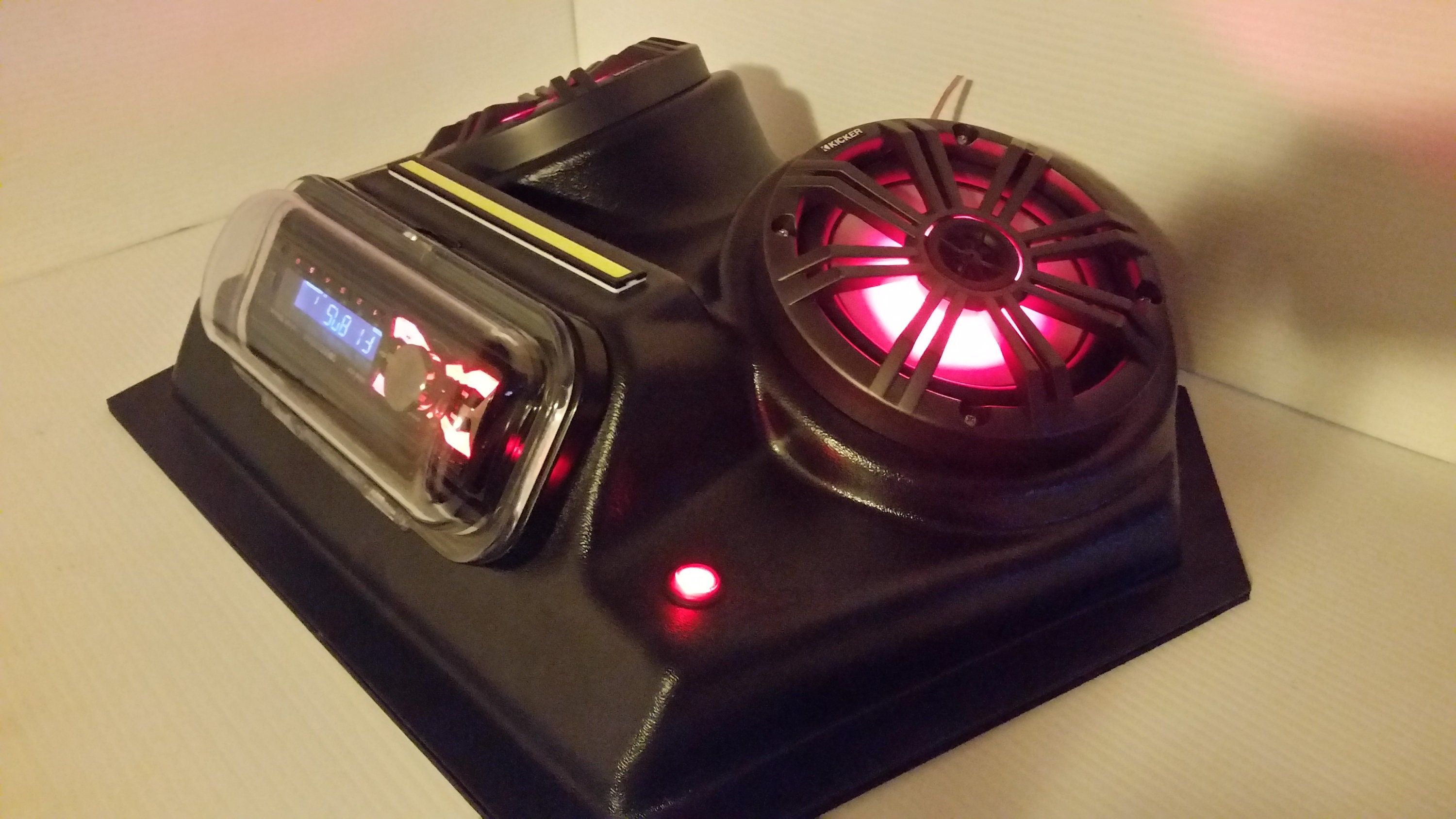 Overhead Stereo Radio Console UTV Polaris RZR Ranger General Golf Cart