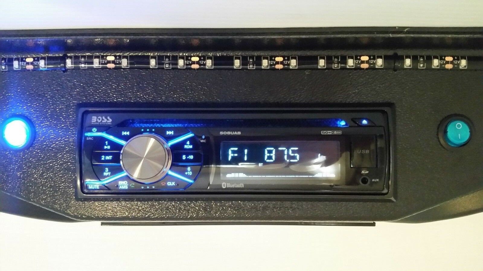 UTV Radio Golf Cart Overhead Stereo Console With CD Player Etsy