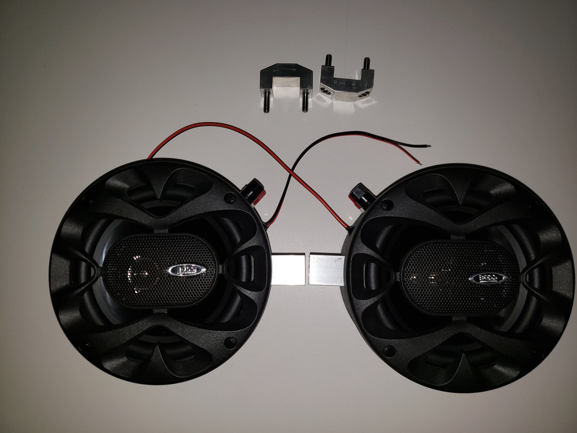 Lighted Golf Cart Blue LED Speakers EZ GO Club Car Yamaha Pods