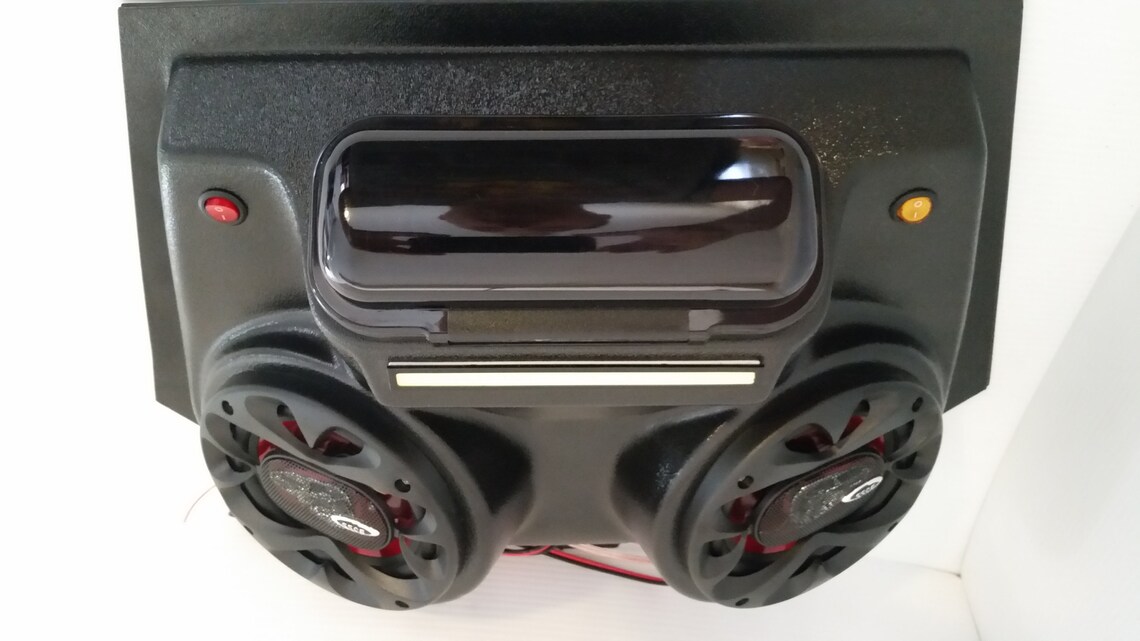 New Universal Overhead Stereo Radio Console 6.5 Speakers EZ Go Club Car