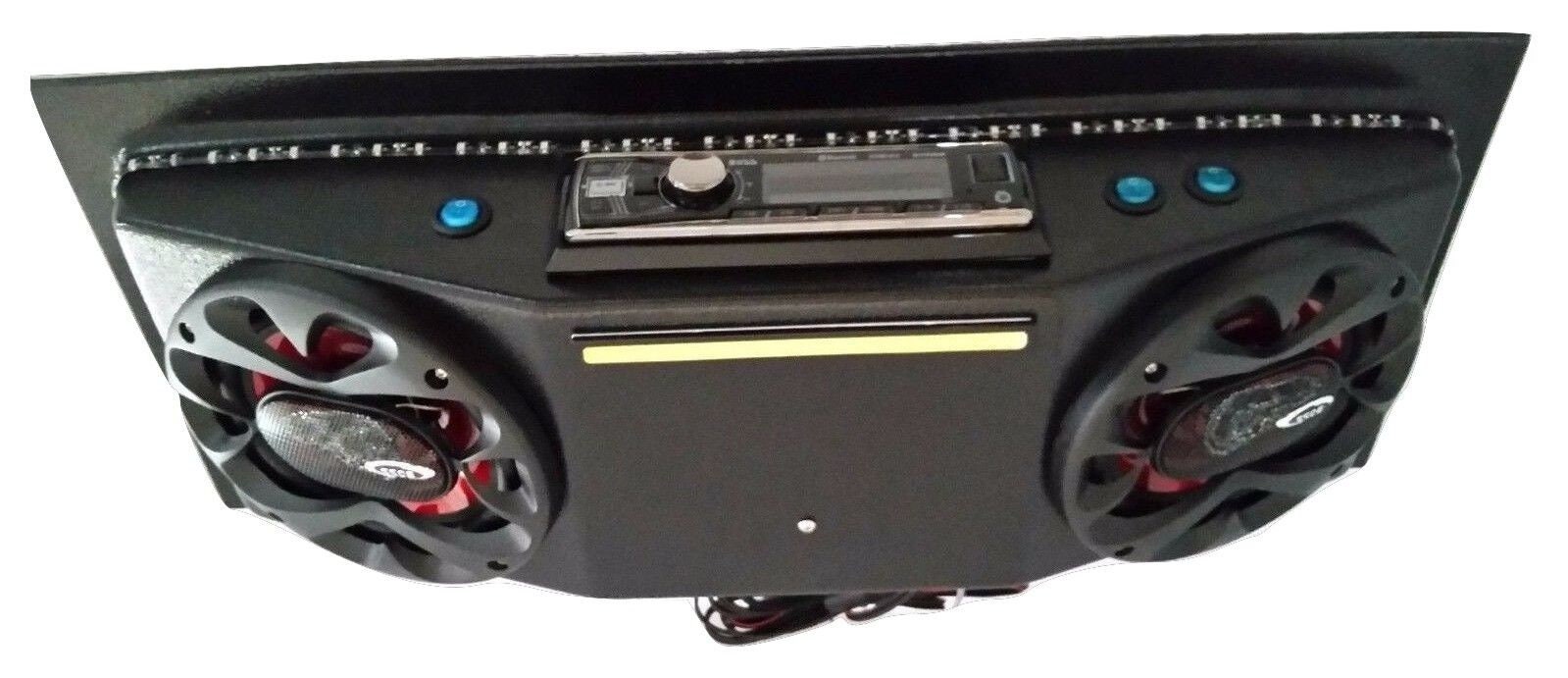 UTV Radio Golf Cart Overhead Stereo Console With CD Player Etsy