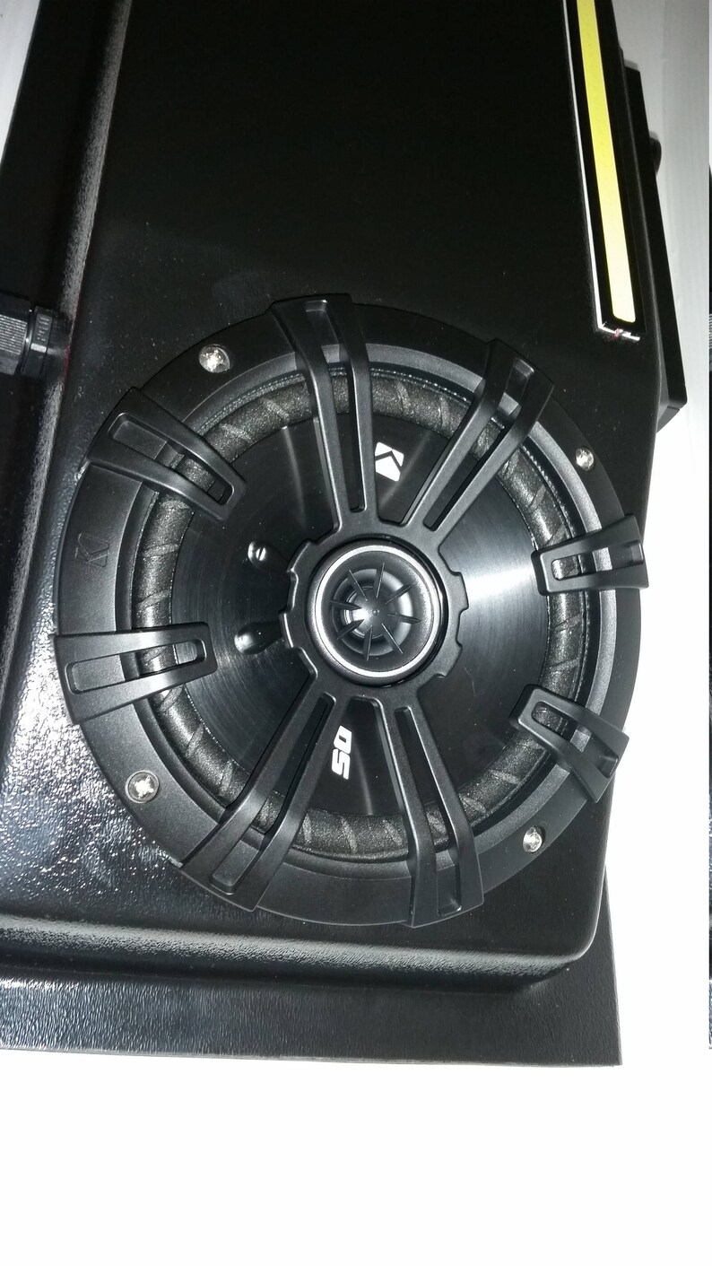 Universal Overhead Golf Cart Stereo UTV Radio Console With Kicker 6.5