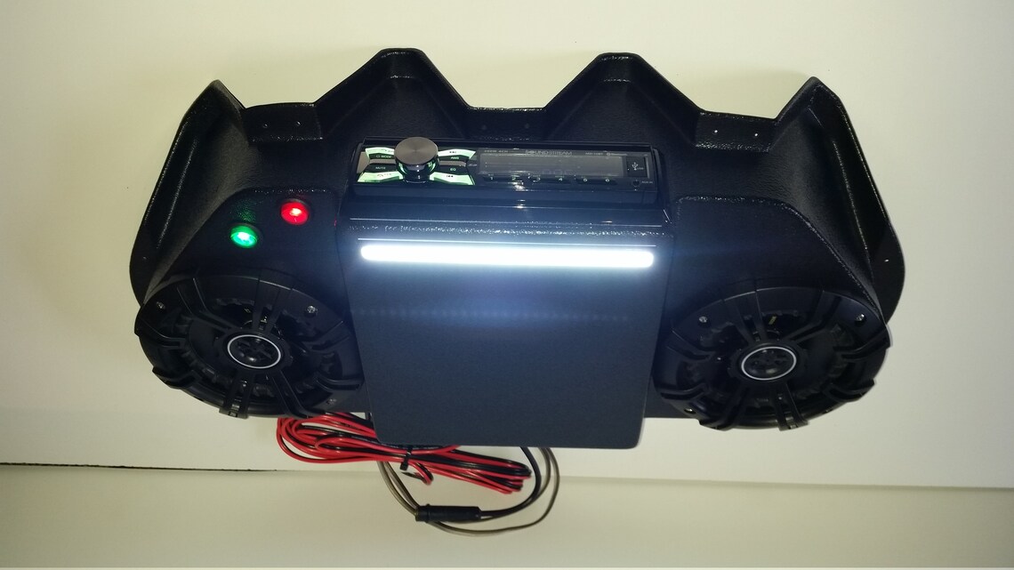 EZGO RXV Golf Cart Stereo Radio Roof Mount Console Soundstream Etsy