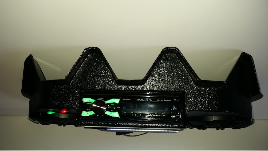 EZGO RXV Golf Cart Stereo Radio Roof Mount Console Soundstream Etsy