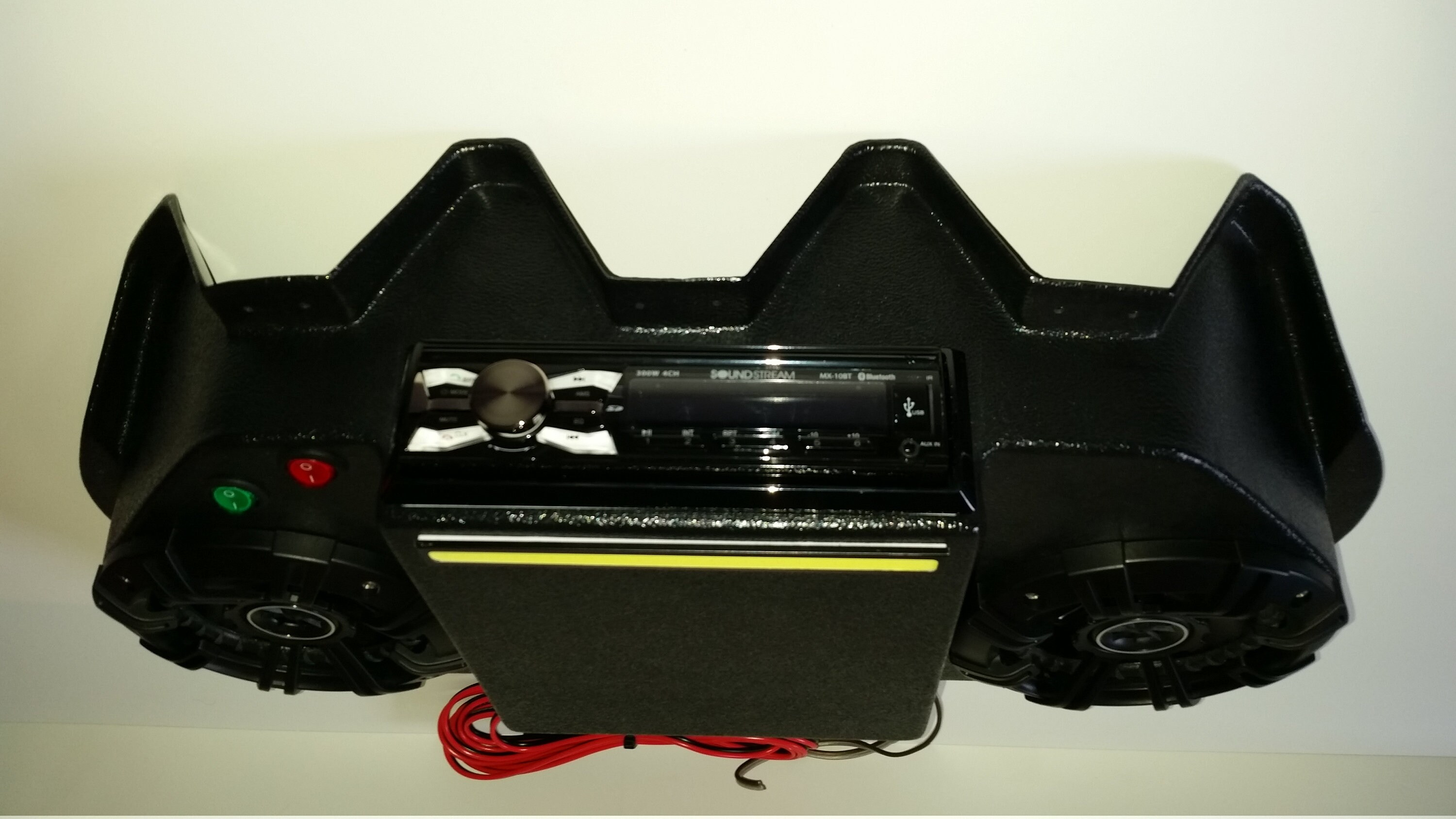 EZGO RXV Golf Cart Stereo Radio Roof Mount Console Soundstream Etsy