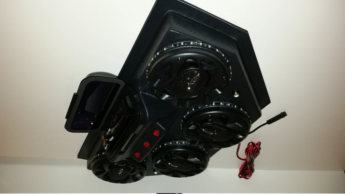 Golf Cart Stereo UTV Overhead Radio Console Bluetooth Four Etsy