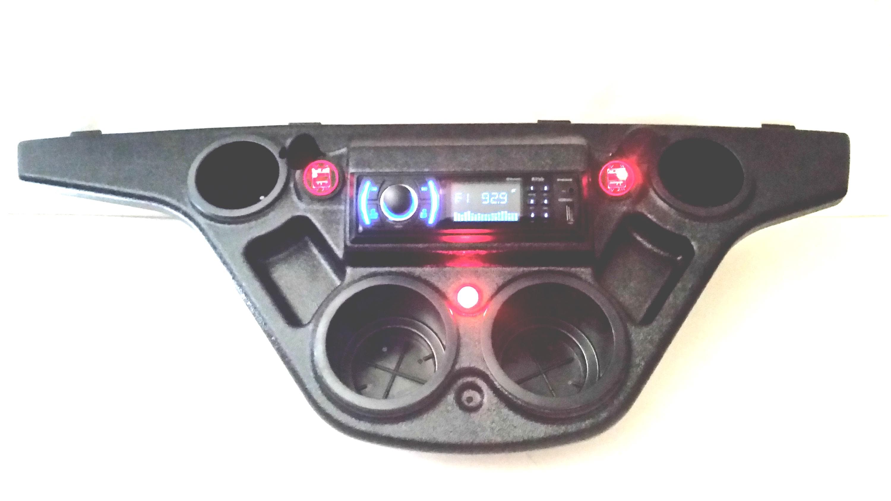2017 & up Yamaha Drive 2 Golf Cart Stereo Radio Dash Mount Console