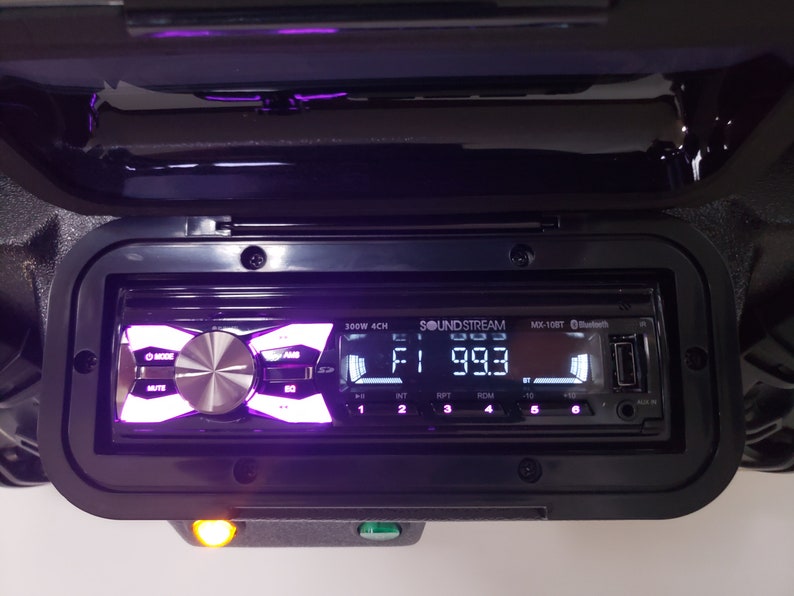 UTV Golf Cart EZ GO Club Car Yamaha Overhead Stereo Radio Etsy