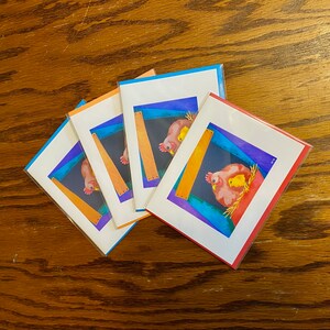 Handmade Greeting Cards - Sets of 4