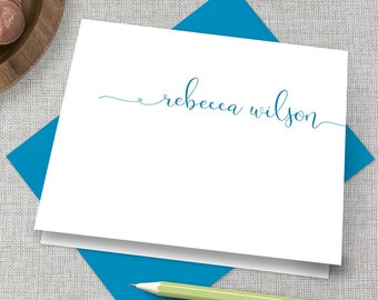 Personalized Stationery / Personalized Stationary Set / Calligraphy Stationary / Custom Stationary / Personalized Thank You Note Cards