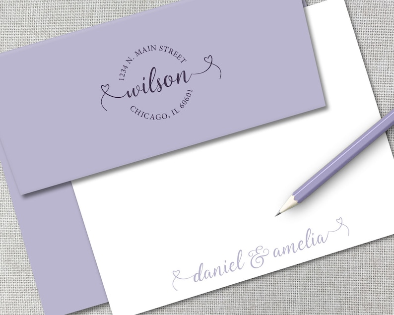 Custom Envelope Return Address Printing / Personalized Etsy