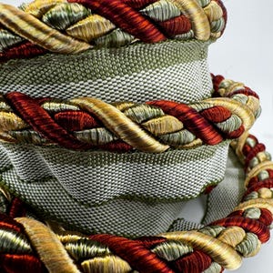 10mm Florentine Flanged twisted upholstery or soft furnishings insertion cord a range of colours and lengths - Top quality great prices