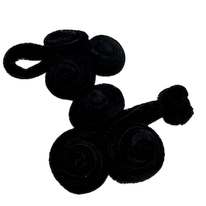 11.5cm Velour Frog Fasteners