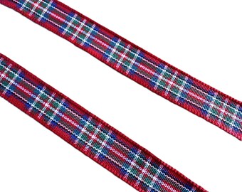 Royal Stewart Tartan Ribbon 10mm x 5m Scottish Ribbon Craft Gift Wrapping