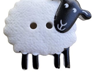 Sheep Buttons: Polyamide Two Hole Buttons (20mm)
