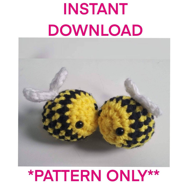 Crochet BeeAngry Sky Raisin Pattern INSTANT DOWNLOAD