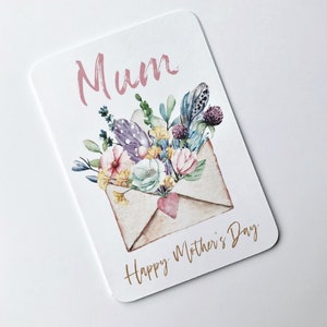 Día de la Madre - Feliz Día de la Madre - Mamá, Madre, Mamá, Niñera O elija cualquier nombre *Envío RÁPIDO* Tarjeta del Día de la Madre