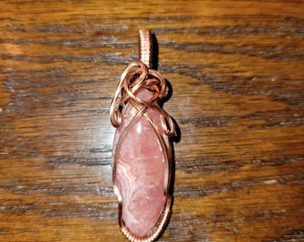 Rhodochrosit Kupfer Anhänger