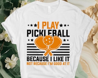 Pickleball Shirt: Lebendiges Grafikdesign für Pickleball Fans.