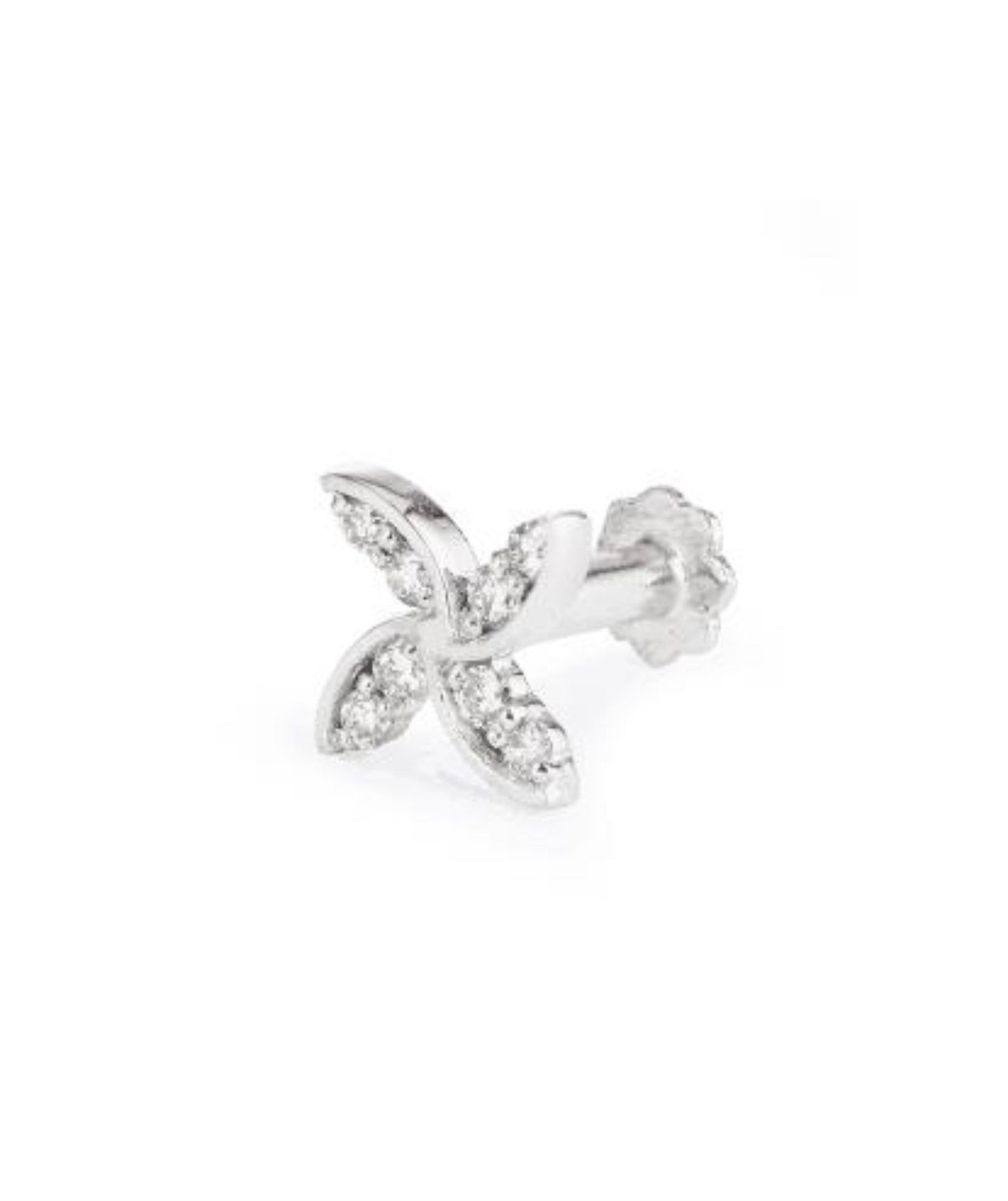 18ct Diamond Nose Pin Etsy