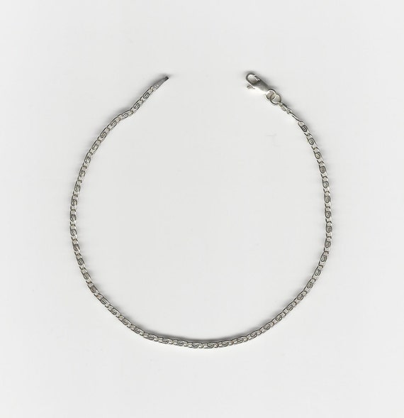 Nueva. Pulsera Eslabones Largos Plata 1ª Ley .925