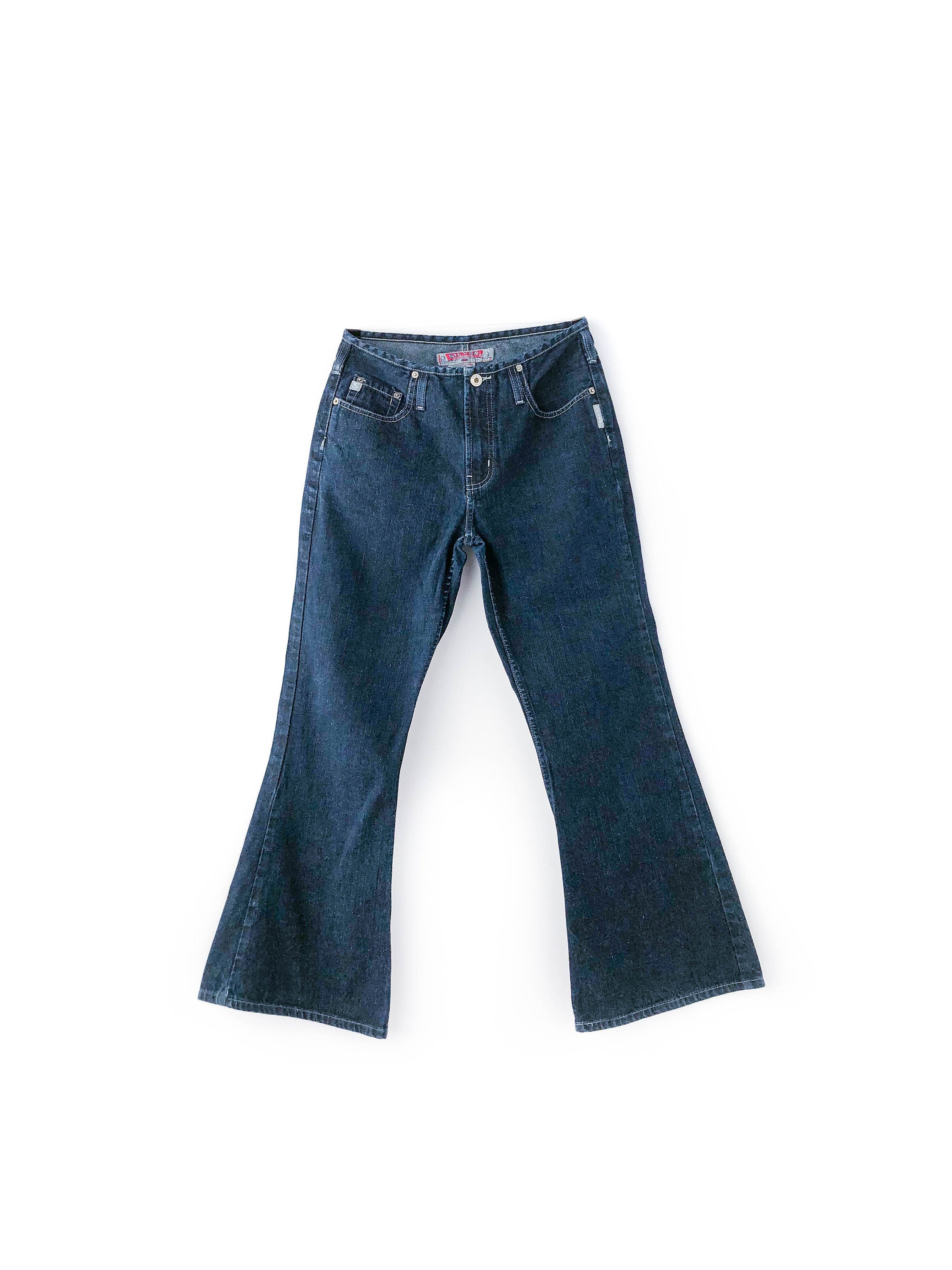 Aesthetic Retro/80s vibes ཹ։❀  Bell bottom jeans, Flare jeans, Boho denim