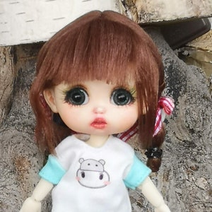 Cheap WIGS OB11 5-6&quot; inch , wigs 4-5 inch Puppe Perücke