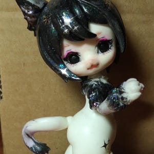 BJD Doll cat OOAK doll customized artist painted