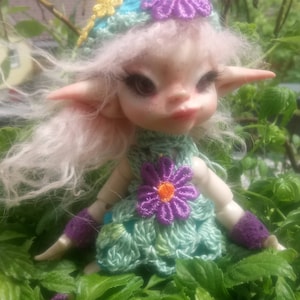 OOAK BJD Art Doll Fairy Elv Mali