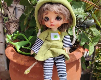 OOAK  BJD fairy Tiny Delf doll by HexenesselsArt