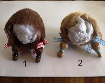 NEU!!! OB11 bjd doll wigs  5-6" inch  Perücke