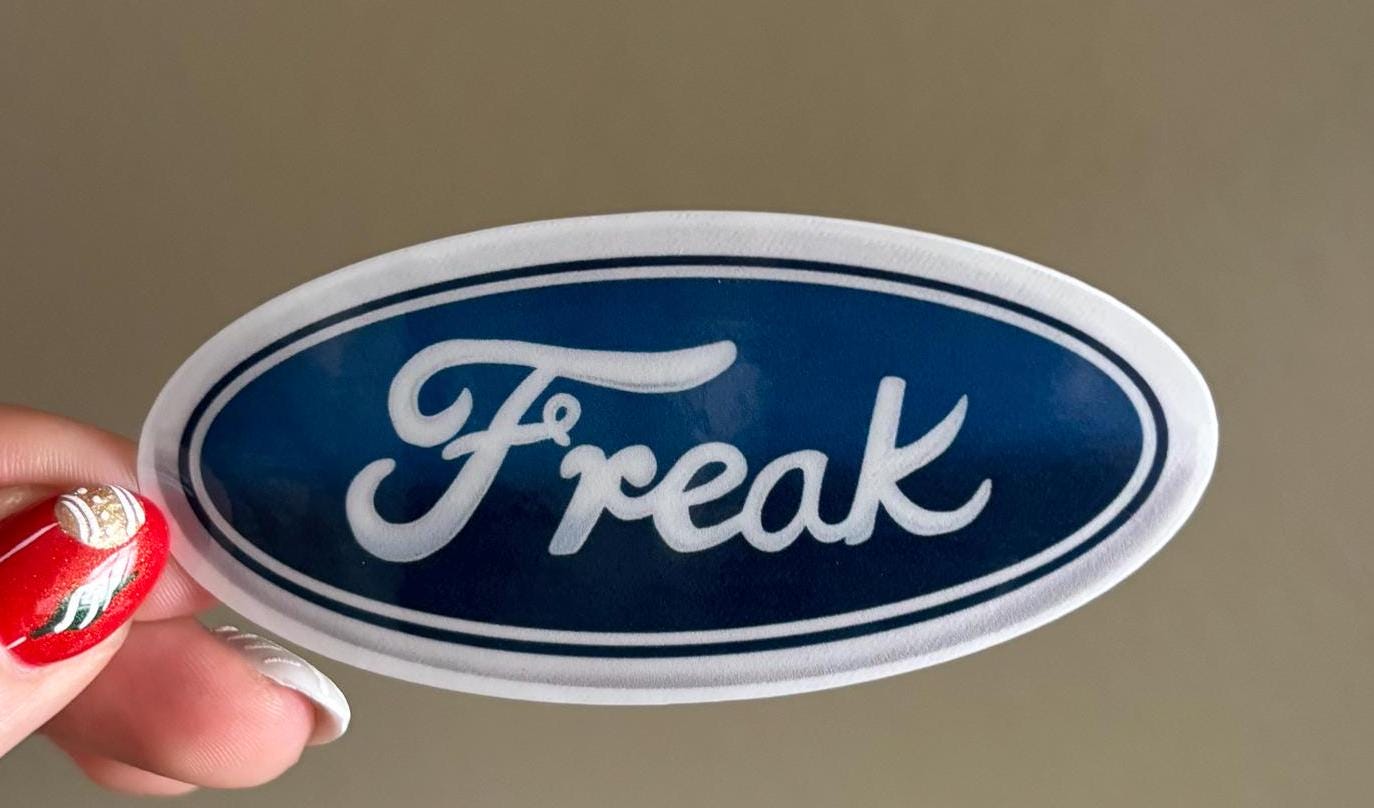 Freak Sticker | High Quality Vinyl | Scratch Resistant, Waterproof, and ...