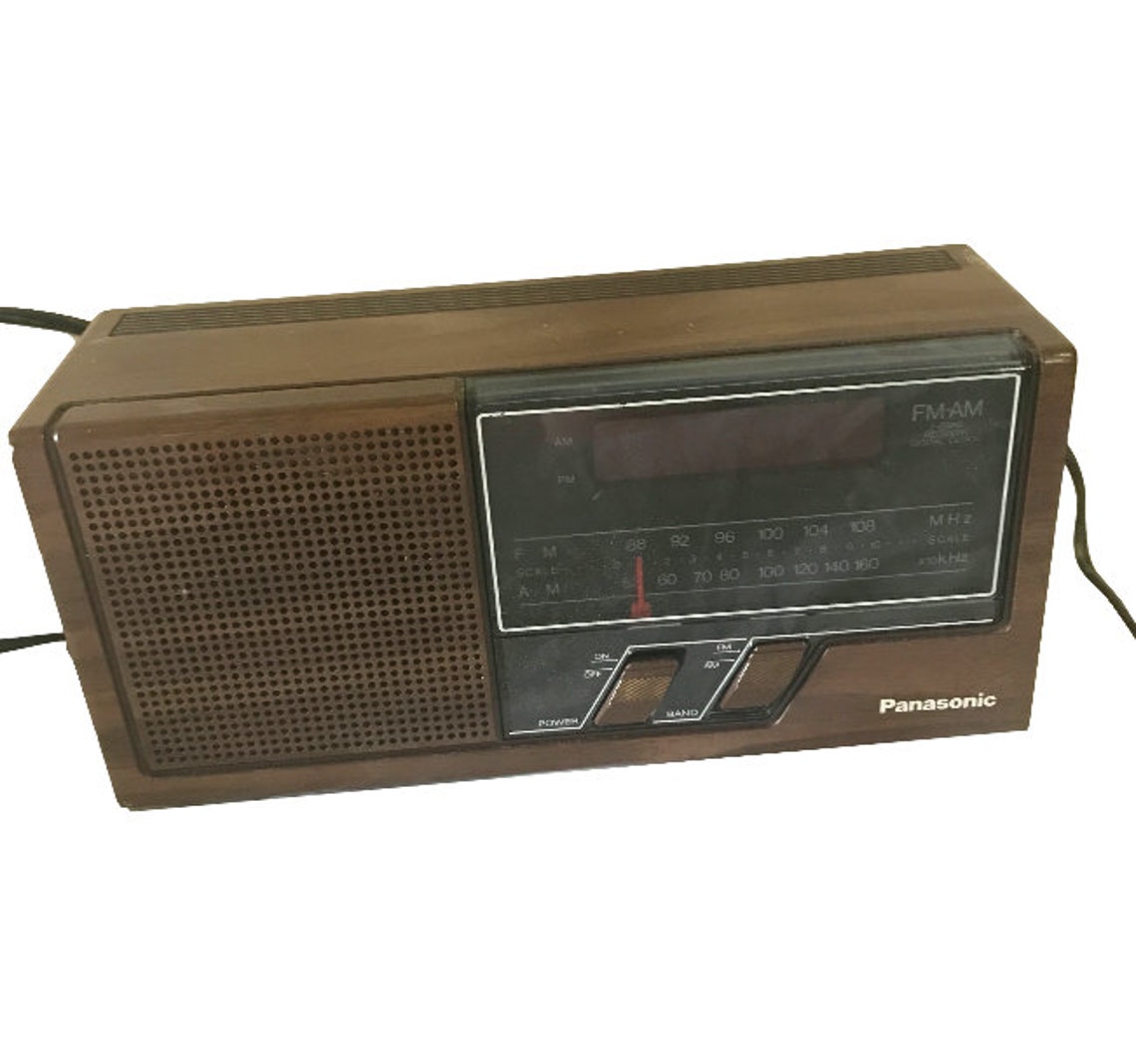 Vintage Panasonic Digital Clock Radio Etsy