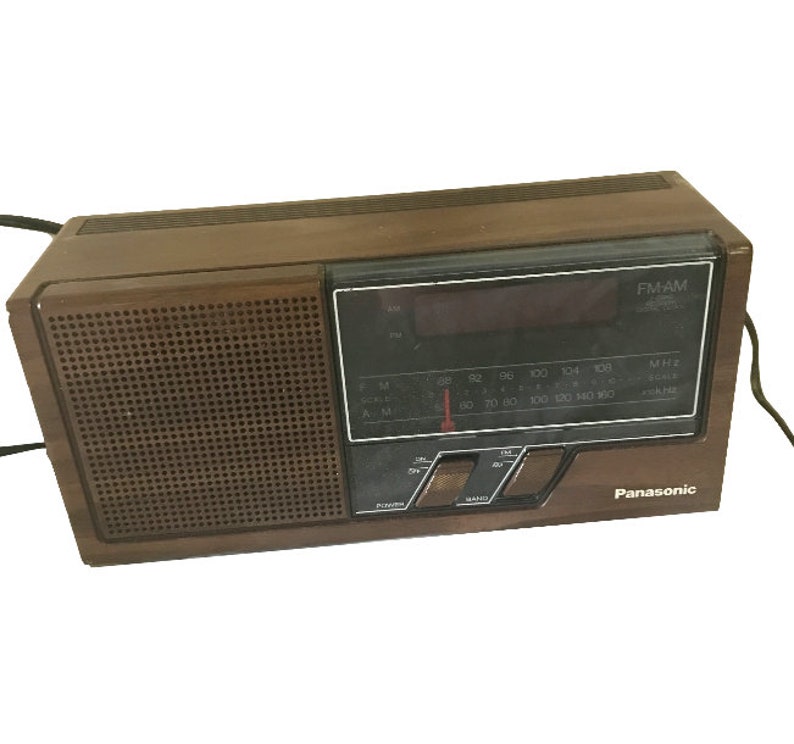 Vintage Panasonic Digital Clock Radio Etsy