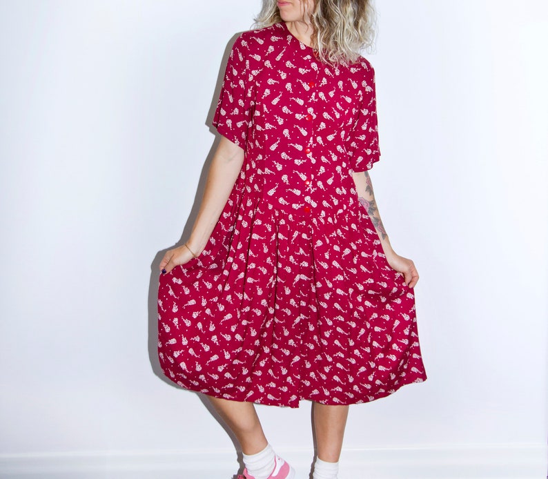 Ruby Red Summer Dress