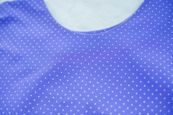 80s Dots Princess Party Dress Vintage Purple Wome… - image 3