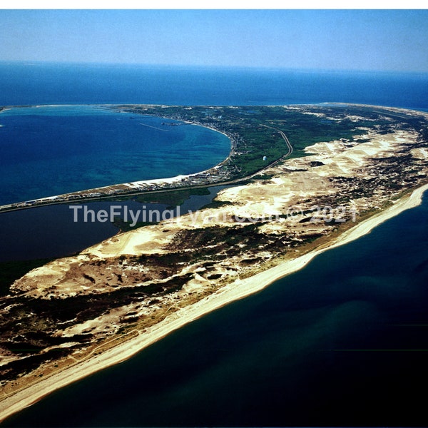 Provincetown Cape Cod Massachusetts 16 "X 20" framebare luchtfoto