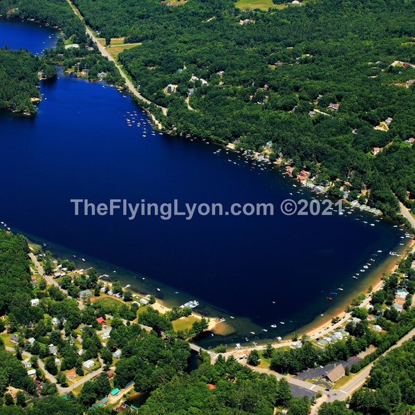 Newfound Lake Aerial photo NH 16" X 20" Frameable Aerial Photograph