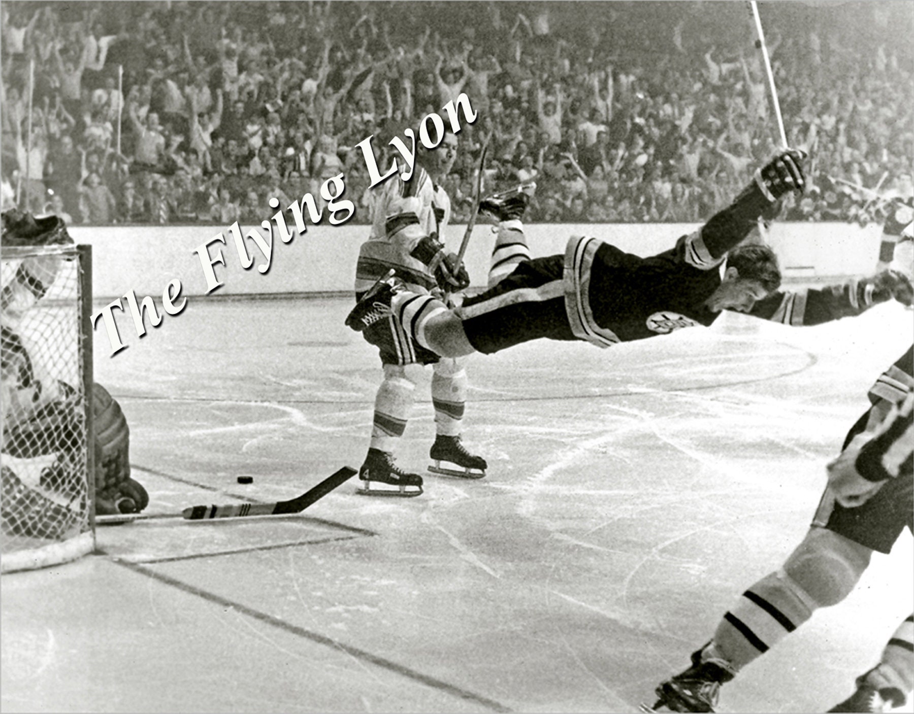 Bobby Orr Famous Flying Winning Goal Boston Bruins …