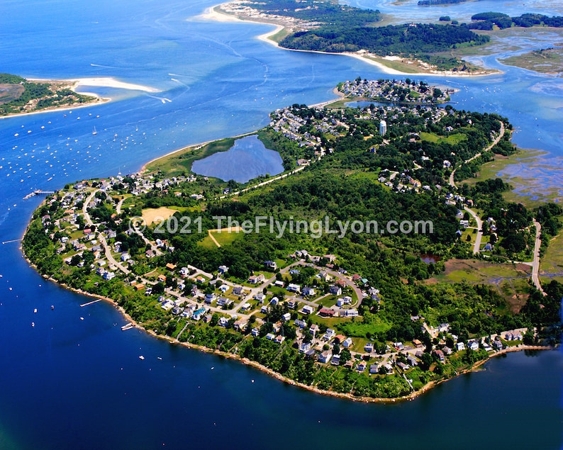 Great Neck IPSWICH Massachusetts 16 X 20 Frameable Aerial Photograph Etsy